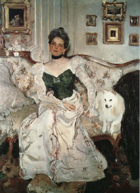 Valentin Serov Ji Ni Yousu Duchess de Beauvoir portrait Norge oil painting art
